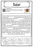 Vorschau - Unterrichtsreihen - Salat Lückentext mit Wortspeicher Hörverstehen und Suchsel - Seite 1