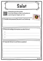 Vorschau - Unterrichtsreihen - Salat Lückentext mit Wortspeicher Hörverstehen und Suchsel - Seite 3