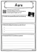 Vorschau - Unterrichtsreihen - Aare Lückentext mit Wortspeicher Hörverstehen und Suchsel - Seite 3