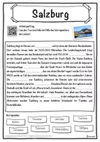 Vorschau - Unterrichtsreihen - Salzburg Lückentext mit Wortspeicher Hörverstehen und Suchsel - Seite 1