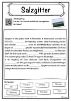 Vorschau - Unterrichtsreihen - Salzgitter Lückentext mit Wortspeicher Hörverstehen und Suchsel - Seite 1