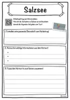 Vorschau - Unterrichtsreihen - Salzsee Lückentext mit Wortspeicher Hörverstehen und Suchsel - Seite 3