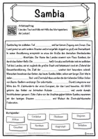 Vorschau - Unterrichtsreihen - Sambia Lückentext mit Wortspeicher Hörverstehen und Suchsel - Seite 1