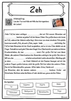 Vorschau - Unterrichtsreihen - Zeh Lückentext mit Wortspeicher Hörverstehen und Suchsel - Seite 1