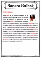 Vorschau - Unterrichtsreihen - Sandra Bullock Lückentext mit Wortspeicher Hörverstehen und Suchsel - Seite 2