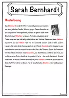 Vorschau - Unterrichtsreihen - Sarah Bernhardt Lückentext mit Wortspeicher Hörverstehen und Suchsel - Seite 2