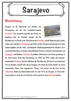 Vorschau - Unterrichtsreihen - Sarajevo Lückentext mit Wortspeicher Hörverstehen und Suchsel - Seite 2