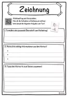 Vorschau - Unterrichtsreihen - Zeichnung Lückentext mit Wortspeicher Hörverstehen und Suchsel - Seite 3