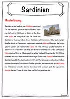 Vorschau - Unterrichtsreihen - Sardinien Lückentext mit Wortspeicher Hörverstehen und Suchsel - Seite 2