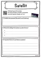 Vorschau - Unterrichtsreihen - Satellit Lückentext mit Wortspeicher Hörverstehen und Suchsel - Seite 3