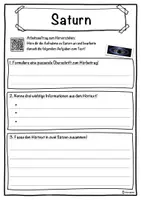 Vorschau - Unterrichtsreihen - Saturn Lückentext mit Wortspeicher Hörverstehen und Suchsel - Seite 3