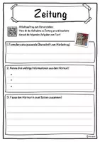 Vorschau - Unterrichtsreihen - Zeitung Lückentext mit Wortspeicher Hörverstehen und Suchsel - Seite 3
