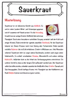 Vorschau - Unterrichtsreihen - Sauerkraut Lückentext mit Wortspeicher Hörverstehen und Suchsel - Seite 2