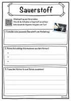 Vorschau - Unterrichtsreihen - Sauerstoff Lückentext mit Wortspeicher Hörverstehen und Suchsel - Seite 3