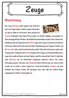 Vorschau - Unterrichtsreihen - Zeuge Lückentext mit Wortspeicher Hörverstehen und Suchsel - Seite 2