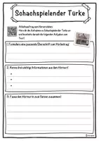 Vorschau - Unterrichtsreihen - Schachspielender Türke Lückentext mit Wortspeicher Hörverstehen und Suchsel - Seite 3