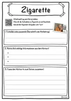 Vorschau - Unterrichtsreihen - Zigarette Lückentext mit Wortspeicher Hörverstehen und Suchsel - Seite 3