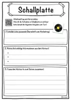 Vorschau - Unterrichtsreihen - Schallplatte Lückentext mit Wortspeicher Hörverstehen und Suchsel - Seite 3