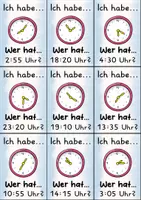 Vorschau - Arbeitsblätter - Uhrzeit | Uhr lesen lernen Grundschule | Uhrzeiten Materialpaket mit Spielen & Übungen - Seite 3