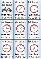 Vorschau - Arbeitsblätter - Uhrzeit | Uhr lesen lernen Grundschule | Uhrzeiten Materialpaket mit Spielen & Übungen - Seite 2