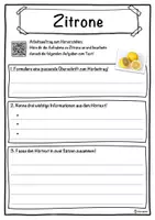 Vorschau - Unterrichtsreihen - Zitrone Lückentext mit Wortspeicher Hörverstehen und Suchsel - Seite 3