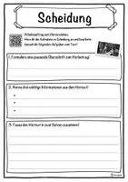 Vorschau - Unterrichtsreihen - Scheidung Lückentext mit Wortspeicher Hörverstehen und Suchsel - Seite 3