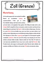 Vorschau - Unterrichtsreihen - Zoll (Grenze) Lückentext mit Wortspeicher Hörverstehen und Suchsel - Seite 2