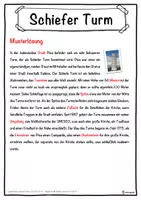 Vorschau - Unterrichtsreihen - Schiefer Turm Lückentext mit Wortspeicher Hörverstehen und Suchsel - Seite 2