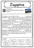 Vorschau - Unterrichtsreihen - Zugspitze Lückentext mit Wortspeicher Hörverstehen und Suchsel - Seite 1