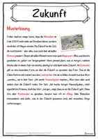 Vorschau - Unterrichtsreihen - Zukunft Lückentext mit Wortspeicher Hörverstehen und Suchsel - Seite 2