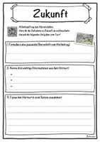 Vorschau - Unterrichtsreihen - Zukunft Lückentext mit Wortspeicher Hörverstehen und Suchsel - Seite 3