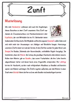 Vorschau - Unterrichtsreihen - Zunft Lückentext mit Wortspeicher Hörverstehen und Suchsel - Seite 2