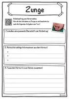 Vorschau - Unterrichtsreihen - Zunge Lückentext mit Wortspeicher Hörverstehen und Suchsel - Seite 3