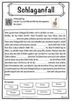 Vorschau - Unterrichtsreihen - Schlaganfall Lückentext mit Wortspeicher Hörverstehen und Suchsel - Seite 1