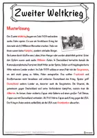 Vorschau - Unterrichtsreihen - Zweiter Weltkrieg Lückentext mit Wortspeicher Hörverstehen und Suchsel - Seite 2