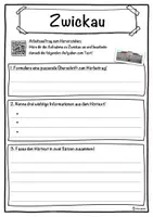 Vorschau - Unterrichtsreihen - Zwickau Lückentext mit Wortspeicher Hörverstehen und Suchsel - Seite 3