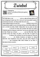 Vorschau - Unterrichtsreihen - Zwiebel Lückentext mit Wortspeicher Hörverstehen und Suchsel - Seite 1