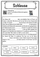 Vorschau - Unterrichtsreihen - Schleuse Lückentext mit Wortspeicher Hörverstehen und Suchsel - Seite 1