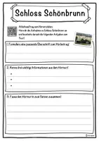 Vorschau - Unterrichtsreihen - Schloss Schönbrunn Lückentext mit Wortspeicher Hörverstehen und Suchsel - Seite 3