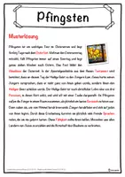 Vorschau - Unterrichtsreihen - Pfingsten Lückentext mit Wortspeicher Hörverstehen und Suchsel - Seite 2