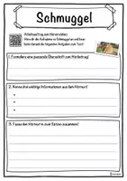 Vorschau - Unterrichtsreihen - Schmuggel Lückentext mit Wortspeicher Hörverstehen und Suchsel - Seite 3