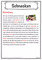 Vorschau - Unterrichtsreihen - Schnecken Lückentext mit Wortspeicher Hörverstehen und Suchsel - Seite 2