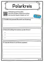 Vorschau - Unterrichtsreihen - Polarkreis Lückentext mit Wortspeicher Hörverstehen und Suchsel - Seite 3