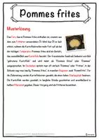 Vorschau - Unterrichtsreihen - Pommes frites Lückentext mit Wortspeicher Hörverstehen und Suchsel - Seite 2