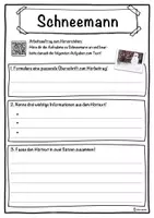 Vorschau - Unterrichtsreihen - Schneemann Lückentext mit Wortspeicher Hörverstehen und Suchsel - Seite 3