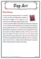 Vorschau - Unterrichtsreihen - Pop Art Lückentext mit Wortspeicher Hörverstehen und Suchsel - Seite 2