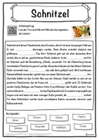 Vorschau - Unterrichtsreihen - Schnitzel Lückentext mit Wortspeicher Hörverstehen und Suchsel - Seite 1
