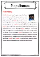 Vorschau - Unterrichtsreihen - Populismus Lückentext mit Wortspeicher Hörverstehen und Suchsel - Seite 2