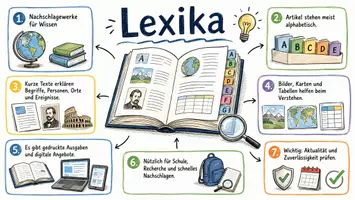 Vorschau - Arbeitsblätter - Arbeitsblätter zum Thema "Lexikon" + Lösung & MP3 + Infografik - Seite 1