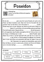 Vorschau - Unterrichtsreihen - Poseidon Lückentext mit Wortspeicher Hörverstehen und Suchsel - Seite 1